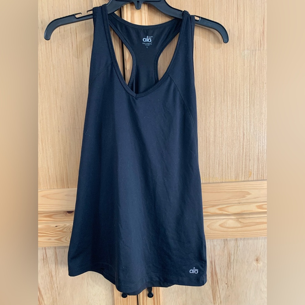 ALO Yoga Black Tank Top